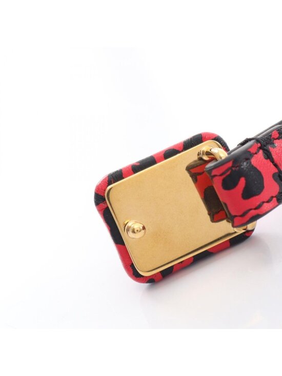 Dior Belt CD Logo Leopard Leather main image 5